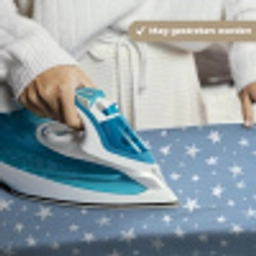 Sterretjes - Patroon - Blauw Wandkleed katoen klein 269 -sfeer9
