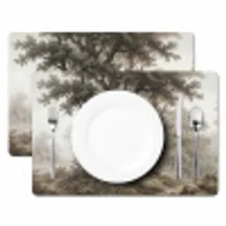 Natuur - Bos - Eik Placemat vinyl groot -zzsfeer2_Kitchenyeah-website