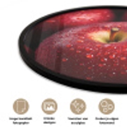 Rood - Appels - Fruit Fotolijst rond zonder passe partout klein -closeup_NL
