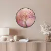 Boom - Roze - Goud - Modern Fotolijst rond zonder passe partout klein -sfeer3