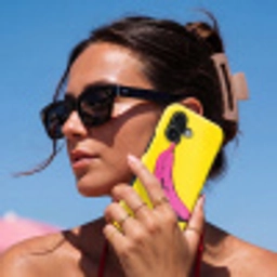 Banaan - Grafisch - Geel Toughcase MagSafe Apple iPhone 17 klein -Sfeer2V