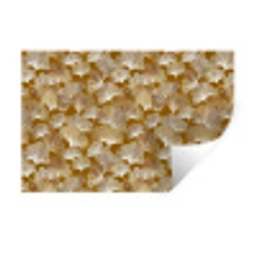 Ginkgo - Bladeren - Goud Muursticker klein 286 -3d