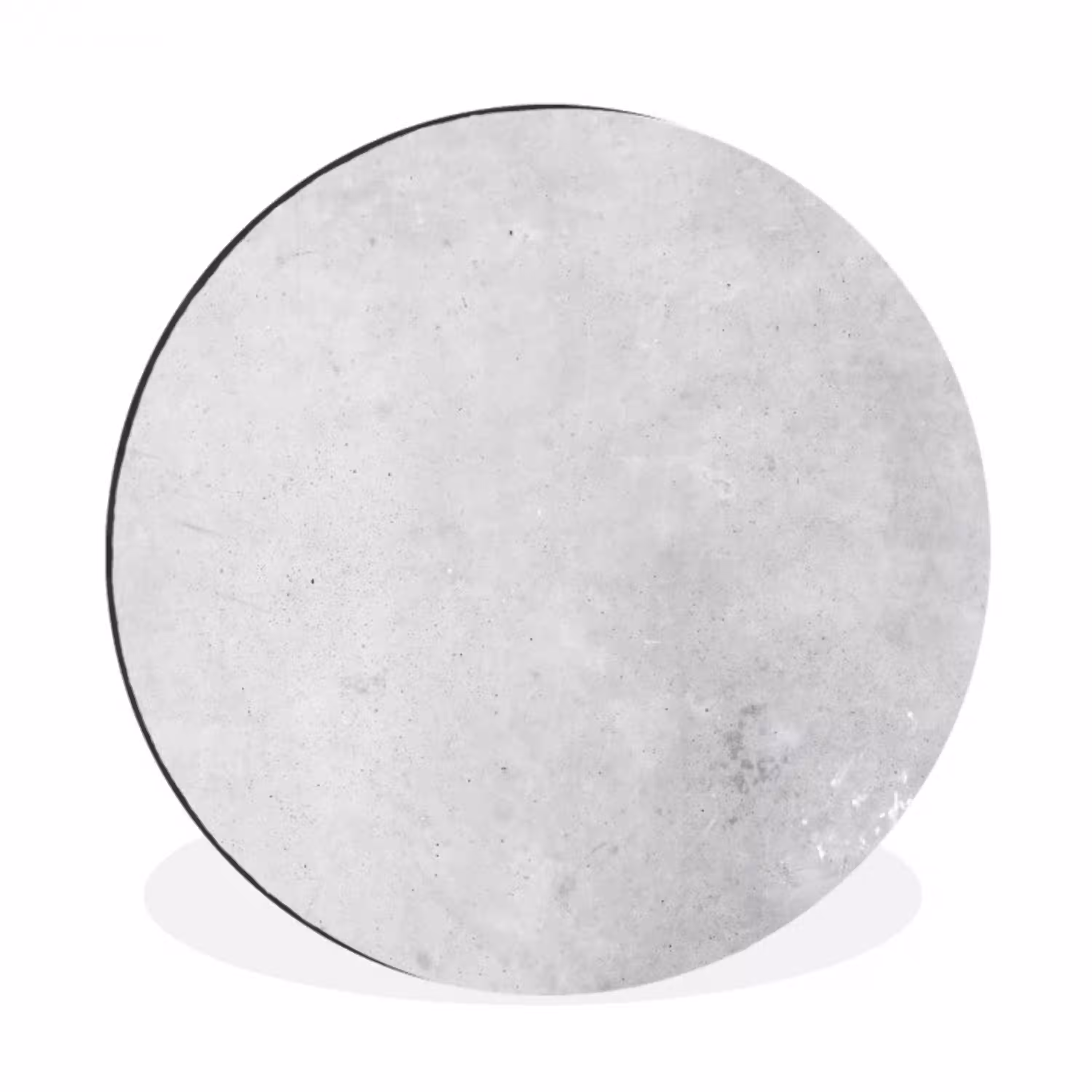 Verwering - Beton - Structuren Wandcirkel aluminium klein -3d