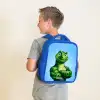 Spierbundelsaurus Kinderrugzak - Blauw middel -sfeer2