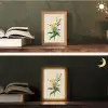 Lelie - Elegant - Botanisch - Beige Light Box met kabel (Tafellamp) klein -sfeer3