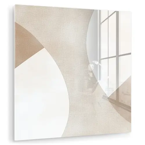 Bruin - Japandi - Abstract plexiglas 5mm klein -zzzproduct_nieuw