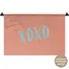 XOXO - Blauw - Perzikkleur Wandkleed katoen klein -t3d_DE