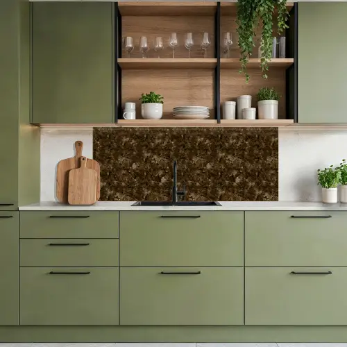 Donker - Graniet - Bruin keuken achterwand 2 middel 871 -sfeer3