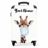 Kauwende Kobus blauw NBS - Handbagage koffer - Kinderen Unisex middel -productfoto_recht