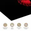 Vlinder - Rood - Contrast poster papier klein -closeup_NL