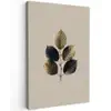 Beukenbladeren - Bruin - Groen - neutraal Tuinposter op houten frame 2 cm dik klein -3d