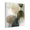 Minimalistisch - Cirkels - Penseelstreken - Beige plexiglas 5mm klein -z3d