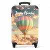 Pastel skyliner NBS - Handbagage koffer - Kinderen Unisex middel -productfoto_recht