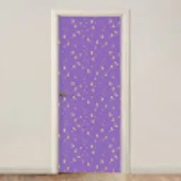 Manen - Sterren - Paars deurposter klein 289 -3d_beige