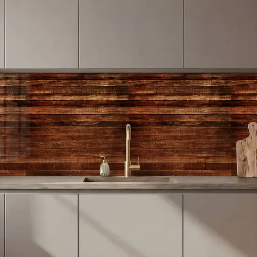 Hardhout - Robuust - Patronen keuken achterwand 2 middel 871 zz_3dshopping