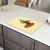 Vis - illustratie - Stippen - Oranje Inductie beschermer vinyl 3mm klein -sfeer8