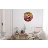 Vogels - Snavel - Abstract Wandcirkel aluminium klein -woonkamer