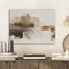 Penseelstreken - Abstract landschap - Rust PET vilt klein -sfeer1
