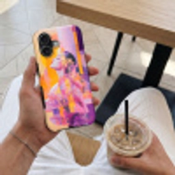 Abstract - Portret - Vrouw - Kleurrijk Toughcase MagSafe Apple iPhone 17 klein -Sfeer1M