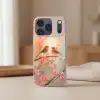 Roodborstjes - Sierlijk - Bloesemtak Telefoonhoesje iPhone 17 Pro klein -sfeer2