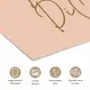 Too old for dicaprio - Roze - Groen poster papier klein -closeup_NL