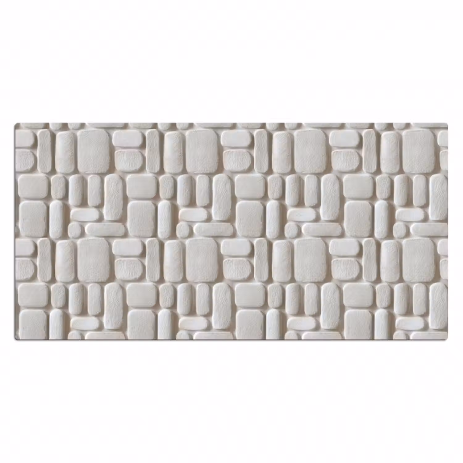 Schreibtischunterlage - Relief - Textur - Weiß