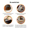 Gedroogde kruiden Inductie beschermer vinyl 3mm groot -zzzzzzz-td-werking