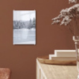 Meer - Dennen - IJs - Winter - Rustgevend plexiglas 5mm klein -sfeer5
