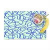 Mint - Blauw - Lijnen - Abstract Placemat vinyl groot 368 -zzzproduct_Kitchenyeah-website