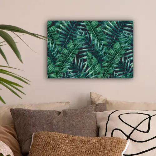 Bladeren - Tropical - Jungle canvas 2cm klein -sfeer1