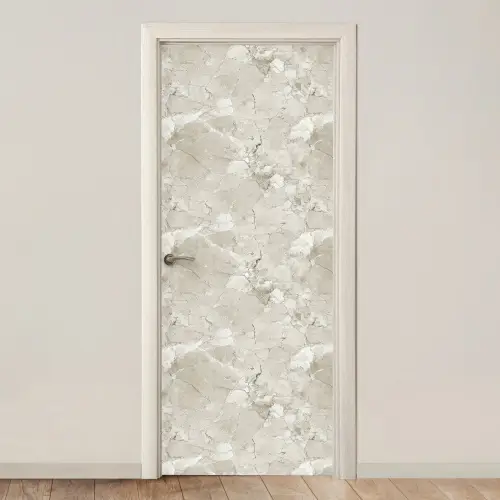 Marmer - Grijs - Aders deurposter klein 289 -3d_beige