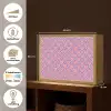 Ruit - Patroon - Paars - Hartjes Light Box met batterij (Wandlamp) middel 907 -USP_websiteoverzichtNL