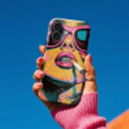 Portret - Vrouw - Abstract - Zonnebril Toughcase MagSafe Apple iPhone 17 klein -Sfeer1V