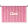 Gestreept - Roze - Chéri Wandkleed katoen klein -zz3d