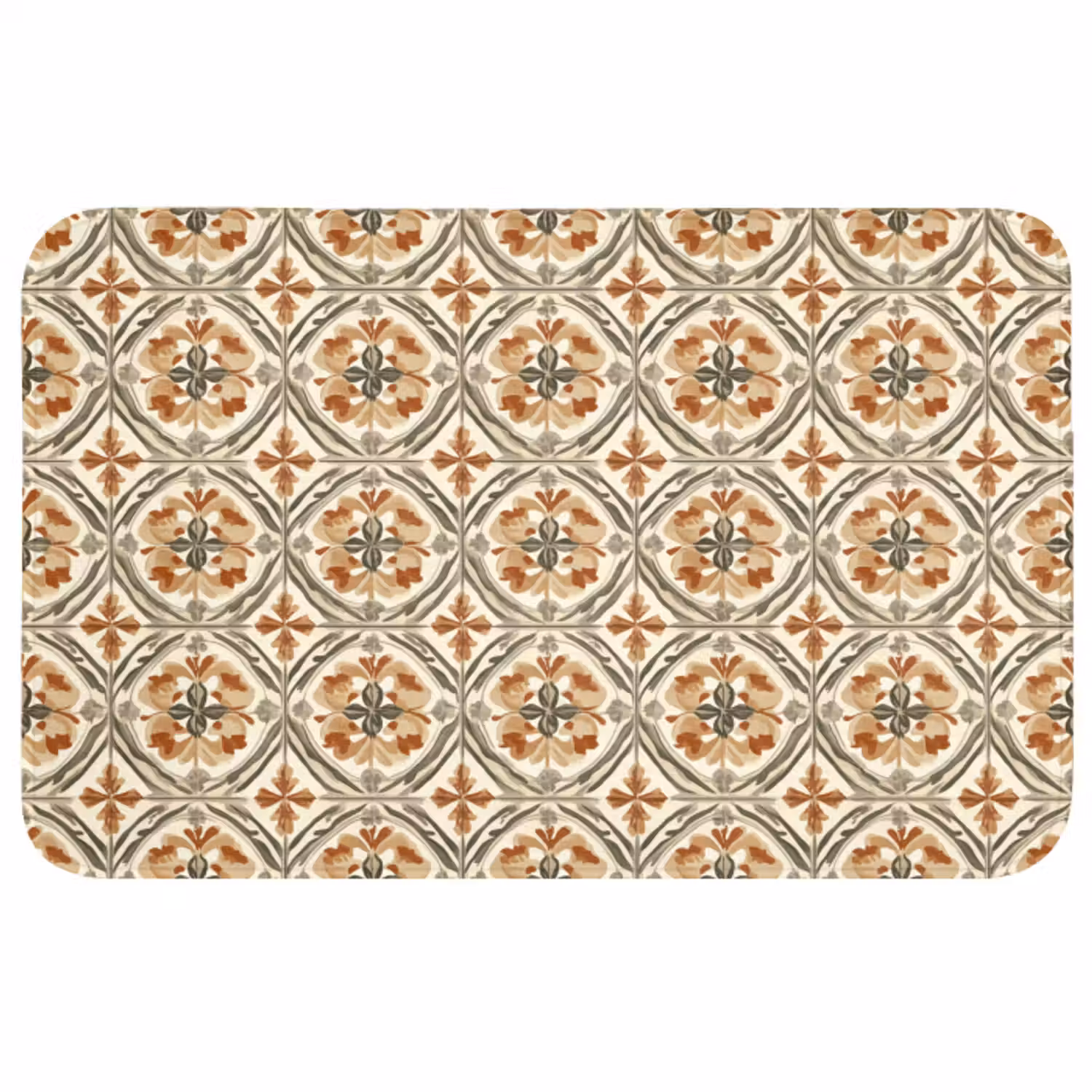Wc Mat - Elegant - Antiek - Kleurrijk