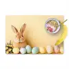 Eieren -  Konijn - Pasteltinten Placemat vinyl groot -zzzproduct_Kitchenyeah-website
