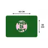 Cirkel - Roze - Tekst - Art Placemat vinyl groot -specs