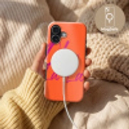 Oh la la - Oranje - Roze - Grafisch Toughcase MagSafe Apple iPhone 17 klein -USP_MagsafeV