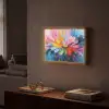 Kleuruitbarsting - Expressieve sfeer - Bloem Light Box met batterij (Wandlamp) middel -sfeer1