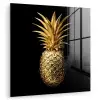 Ananas - Zwart - Goud - Luxe plexiglas 5mm klein -zzzproduct_nieuw