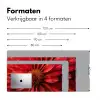 Close up - Bloem- Rood Muismat XXL klein -sfeer5