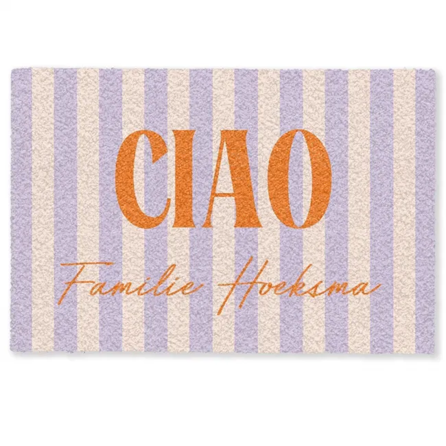 Gepersonaliseerde deurmat - Ciao