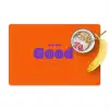 See the good - Paars - Oranje - Smiley Placemat vinyl groot -zzzproduct_Kitchenyeah-website