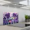 Park - Bomen - Bloemen - Gebouwen keuken achterwand spatscherm klein -3d_schuin
