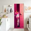 Eenhoorn - Roze - Deur - Fantasie deurposter klein -sfeer5