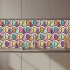 Patroon - Ovaal - Pastel keuken achterwand 2 middel 871 zz_3dshopping