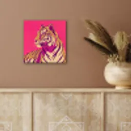Tijger - Modern - Neon aluminium wit klein -sfeer4