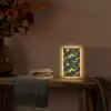Geel - Storm - Wolken Light Box met kabel (Tafellamp) klein 925 -sfeer4