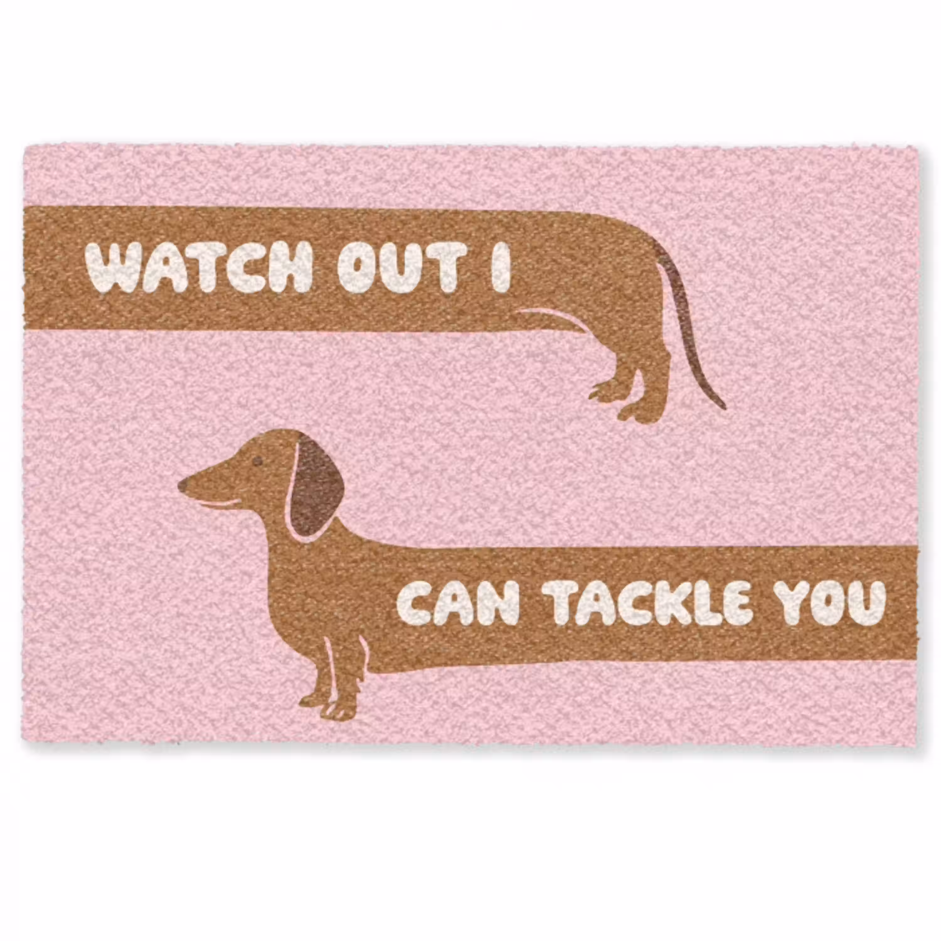 Quote - Pink - Dog Deurmat klein -zkaufland3d