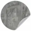 Roest - Beton - Patroon Wandcirkel behangsticker klein 186 -3d